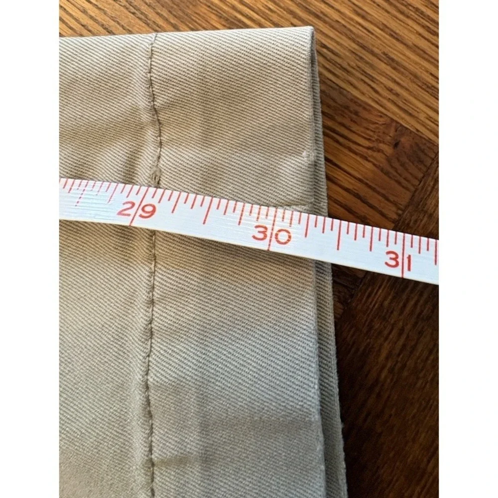Banana Republic Aiden Fit Chino Pants Mens 36x30 Khaki Flat Front Stretch